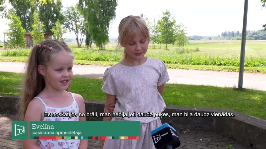 Bērni Anužos iepazīst vietējās apkārtnes pļavu ziedus