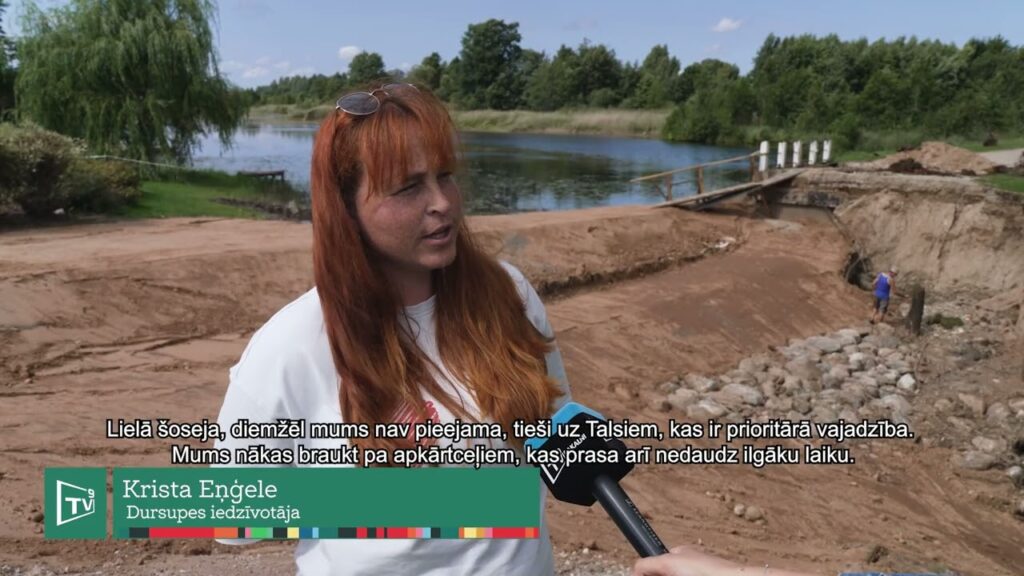 Talsu novada pašvaldība pēc plūdiem Dursupē meklē risinājumus drošākai ciema nākotnei